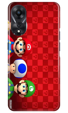 Mario Mobile Back Case for Oppo A78 5G (Design - 299)