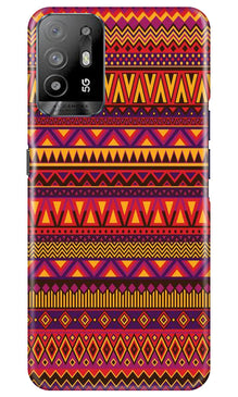 Zigzag line pattern2 Mobile Back Case for Oppo A94 (Design - 10)