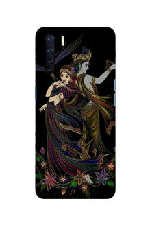 Radha Krishna Mobile Back Case for Oppo F15 (Design - 290)