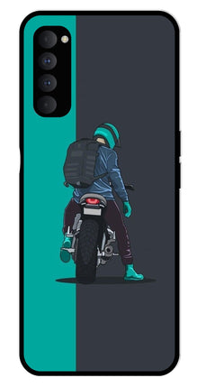 Bike Lover Metal Mobile Case for Oppo Reno 4 Pro