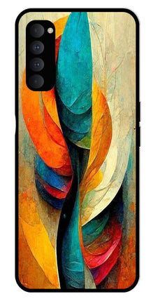 Modern Art Metal Mobile Case for Oppo Reno 4 Pro