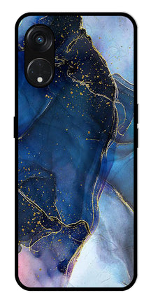 Blue Marble Metal Mobile Case for Oppo Reno 8T