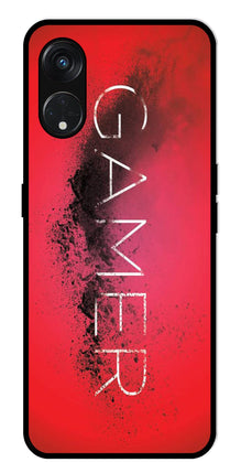 Gamer Pattern Metal Mobile Case for Oppo Reno 8T