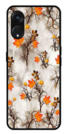 Autumn leaves Metal Mobile Case for Oppo Reno 8T