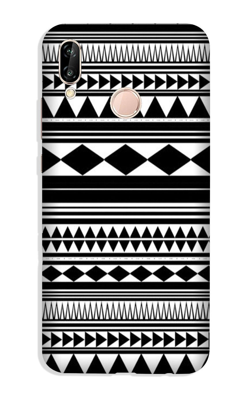 Black white Pattern Case for Vivo V11