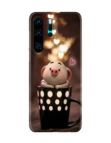 Cute Bunny Mobile Back Case for Huawei P30 Pro (Design - 213)