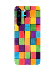 Colorful Square Mobile Back Case for Huawei P30 Pro (Design - 218)