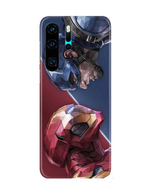 Ironman Captain America Mobile Back Case for Huawei P30 Pro (Design - 245)