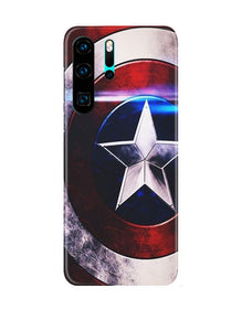 Captain America Shield Mobile Back Case for Huawei P30 Pro (Design - 250)