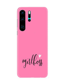 Girl Boss Pink Mobile Back Case for Huawei P30 Pro (Design - 269)