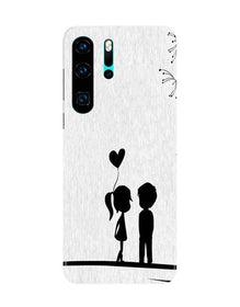 Cute Kid Couple Mobile Back Case for Huawei P30 Pro (Design - 283)