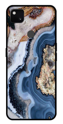 Marble Design Metal Mobile Case for Google Pixel 4A