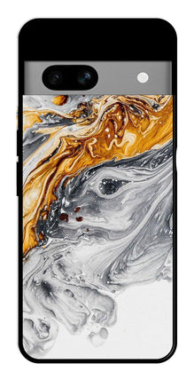 Marble Pattern Metal Mobile Case for Google Pixel 6a