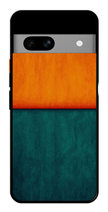 Orange Green Pattern Metal Mobile Case for Google Pixel 6a