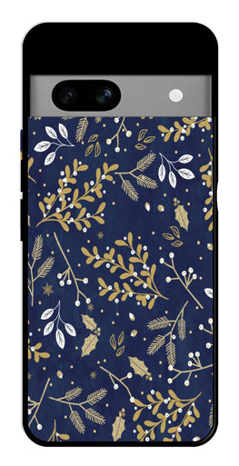 Floral Pattern  Metal Mobile Case for Google Pixel 6a   (Design No -52)