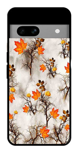 Autumn leaves Metal Mobile Case for Google Pixel 6a   (Design No -55)