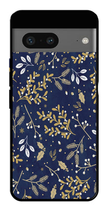 Floral Pattern  Metal Mobile Case for Google Pixel 7