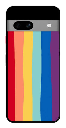 Rainbow MultiColor Metal Mobile Case for Google Pixel 7a