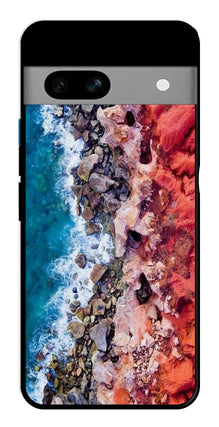 Sea Shore Metal Mobile Case for Google Pixel 7a