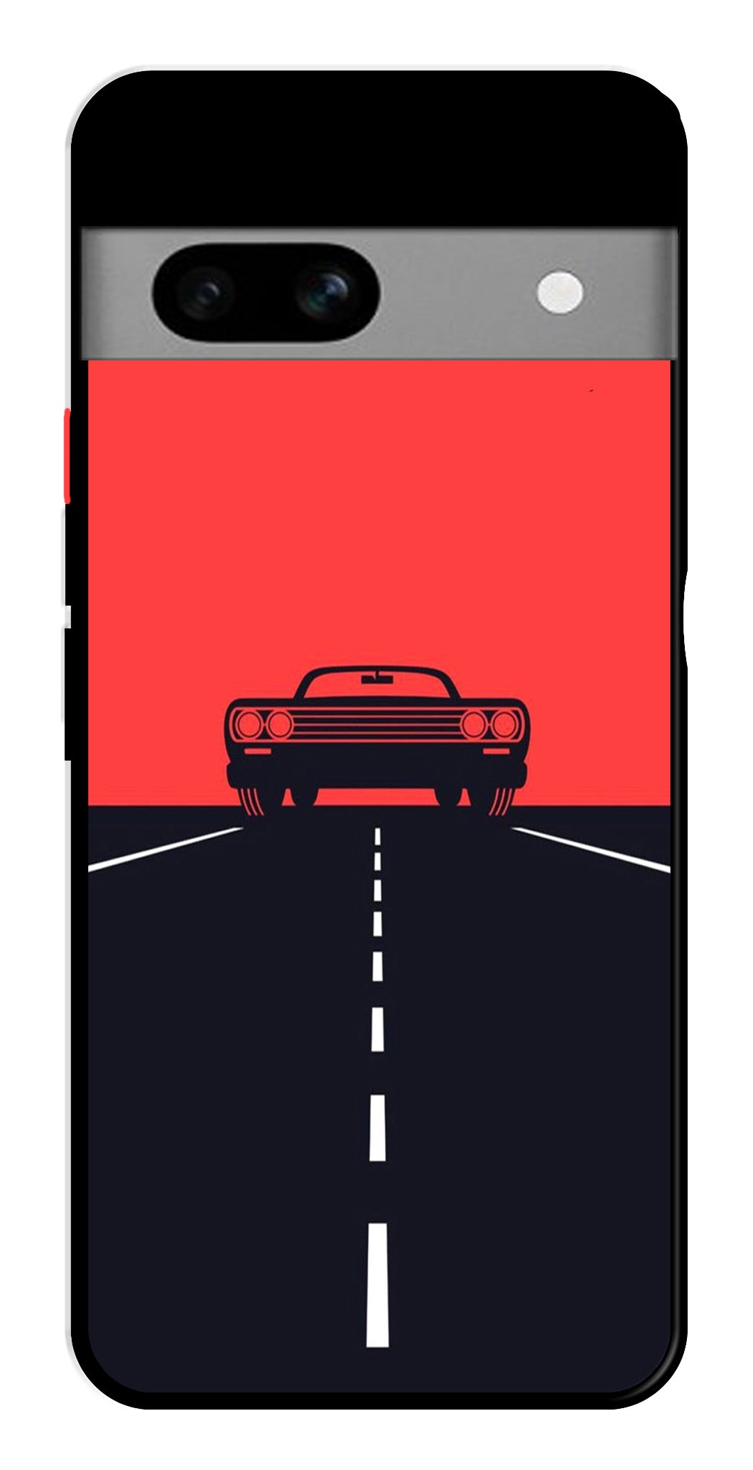 Car Lover Metal Mobile Case for Google Pixel 7a   (Design No -21)