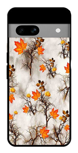 Autumn leaves Metal Mobile Case for Google Pixel 7a   (Design No -55)