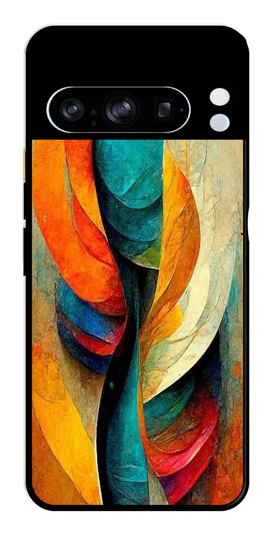 Modern Art Metal Mobile Case for Google Pixel 8 Pro   (Design No -11)