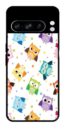 Owls Pattern Metal Mobile Case for Google Pixel 8 Pro