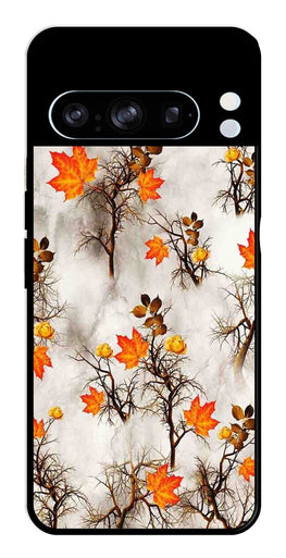 Autumn leaves Metal Mobile Case for Google Pixel 8 Pro   (Design No -55)