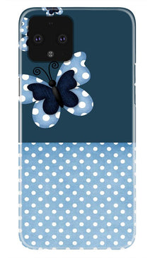 White dots Butterfly Mobile Back Case for Google Pixel 4 XL (Design - 31)