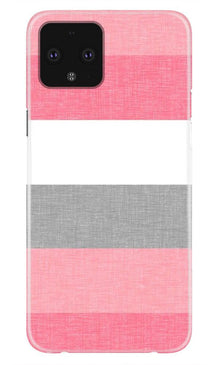 Pink white pattern Mobile Back Case for Google Pixel 4 XL (Design - 55)