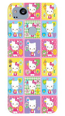 Kitty Mobile Back Case for Google Pixel 2 (Design - 400)