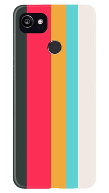 Color Pattern Mobile Back Case for Google Pixel 2 XL (Design - 369)