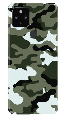 Army Camouflage Mobile Back Case for Google Pixel 4a  (Design - 108)