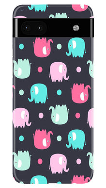 Elephant Baground Mobile Back Case for Google Pixel 6a (Design - 44)