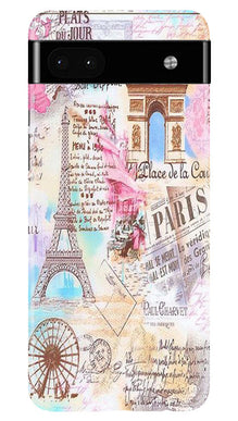 Paris Eiftel Tower Mobile Back Case for Google Pixel 6a (Design - 54)