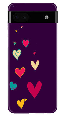 Purple Background Mobile Back Case for Google Pixel 6a  (Design - 107)