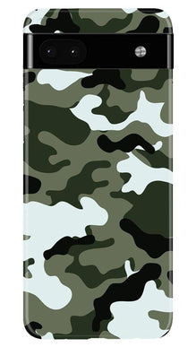 Army Camouflage Mobile Back Case for Google Pixel 6a  (Design - 108)