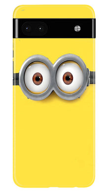 Minions Mobile Back Case for Google Pixel 6a  (Design - 128)