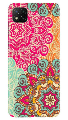 Rangoli art Mobile Back Case for Poco C3 (Design - 6)