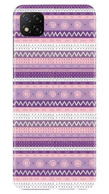 Zigzag line pattern3 Mobile Back Case for Poco C3 (Design - 11)