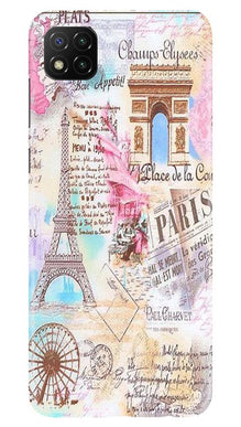 Paris Eiftel Tower Mobile Back Case for Poco C3 (Design - 54)