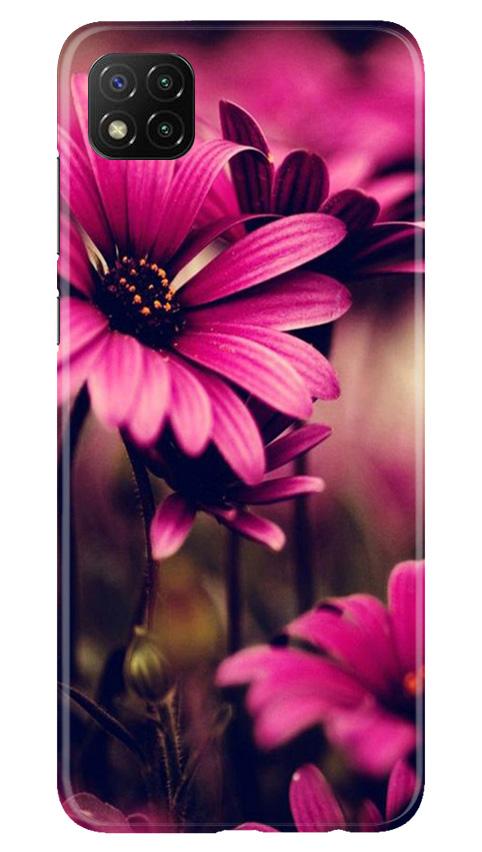 Purple Daisy Case for Poco C3