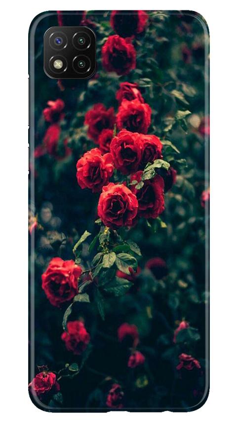 Red Rose Case for Poco C3