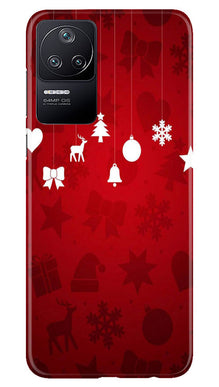 Christmas Mobile Back Case for Poco F4 (Design - 78)