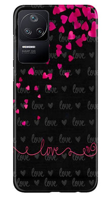 Love in Air Mobile Back Case for Poco F4 (Design - 89)