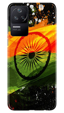 Indian Flag Mobile Back Case for Poco F4  (Design - 137)
