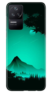 Moon Mountain Mobile Back Case for Poco F4 (Design - 173)