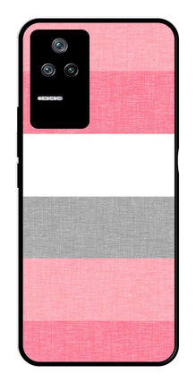 Pink Pattern Metal Mobile Case for Poco F4 5G