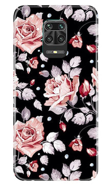 Pink rose Mobile Back Case for Poco M2 Pro (Design - 12)