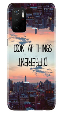 Look at things different Mobile Back Case for Poco M3 Pro (Design - 99)